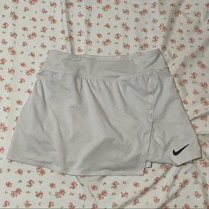 white nike tennis skirt